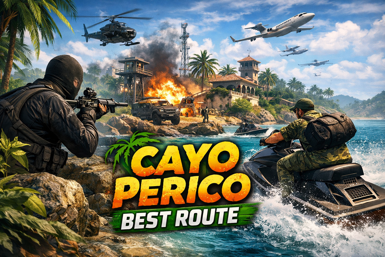 🏝️The Ultimate Guide: The Best Way to Complete Cayo Perico Solo in GTA V